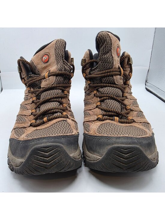 Merrell Moab 3 Mid Mens Size 8 Brown Hiking Shoes Camping Outdoors Vibram main image 11